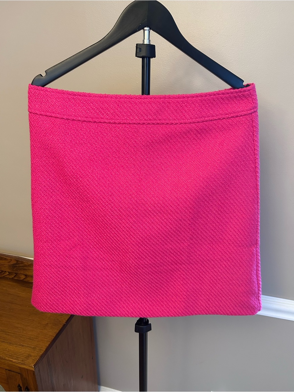 J. Crew Fuchsia Textured Mini Skirt